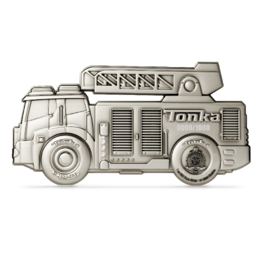 Tonka Fire Truck 1 Oz Silver Coin - Image 4
