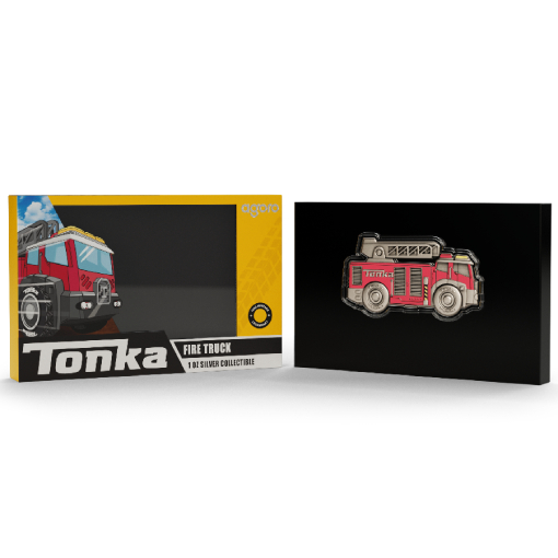 Tonka Fire Truck 1 Oz Silver Coin - Image 5