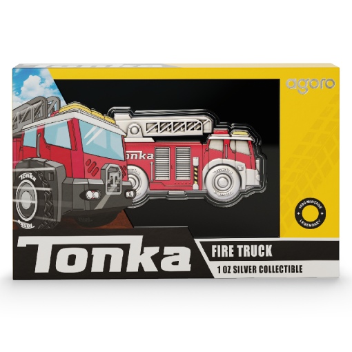 Tonka Fire Truck 1 Oz Silver Coin