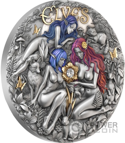 ELVES 2 Oz Silver 2000 FRANCS Cameroun 2026 - Image 2