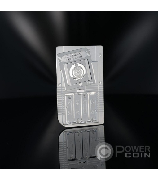 GAME TOY TechStalgic 2 Oz Silver Coin 2$ Niue 2026 - Image 3