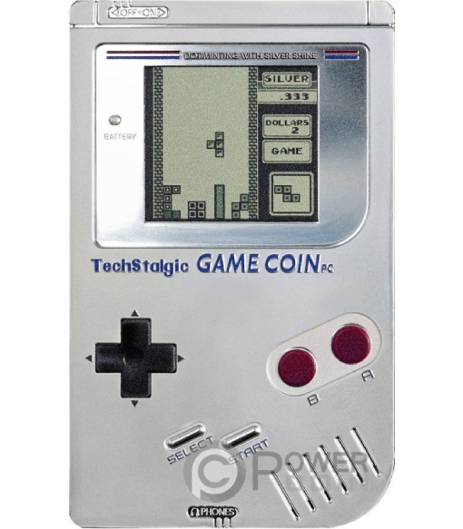 GAME TOY TechStalgic 2 Oz Silver Coin 2$ Niue 2026